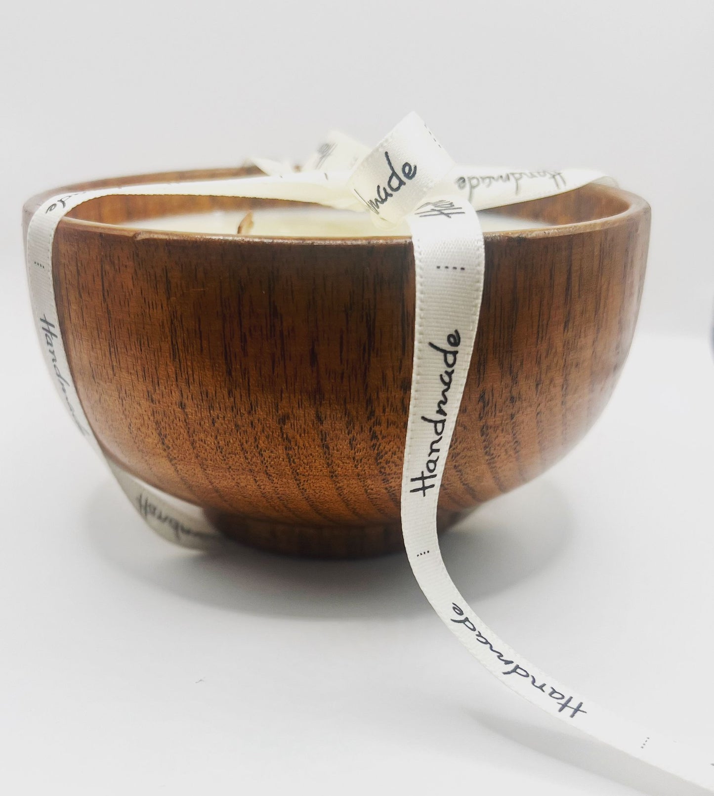 Wood Scented Candle Bowl 15oz - Soy Wax